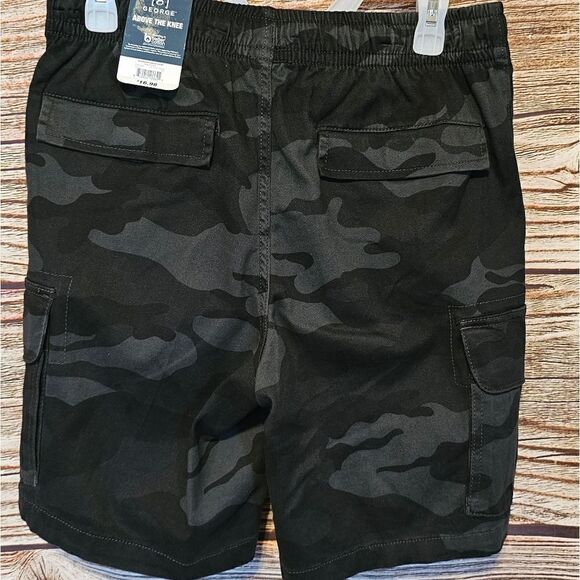 George Shorts set of (2) men's small (28-30) gray / black camouflage NWT - Picture 3 of 10